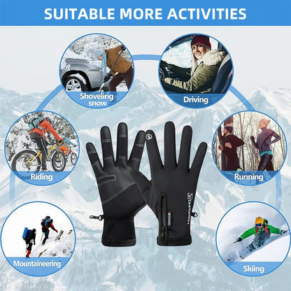 Winter Wndproof Waterproof Thermal Warm Gloves