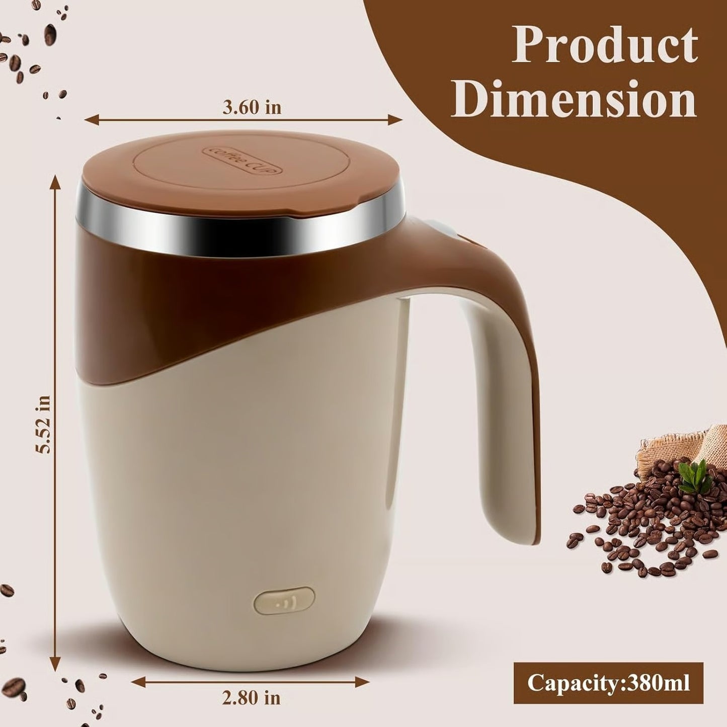 Automatic Stirring Coffee Mug