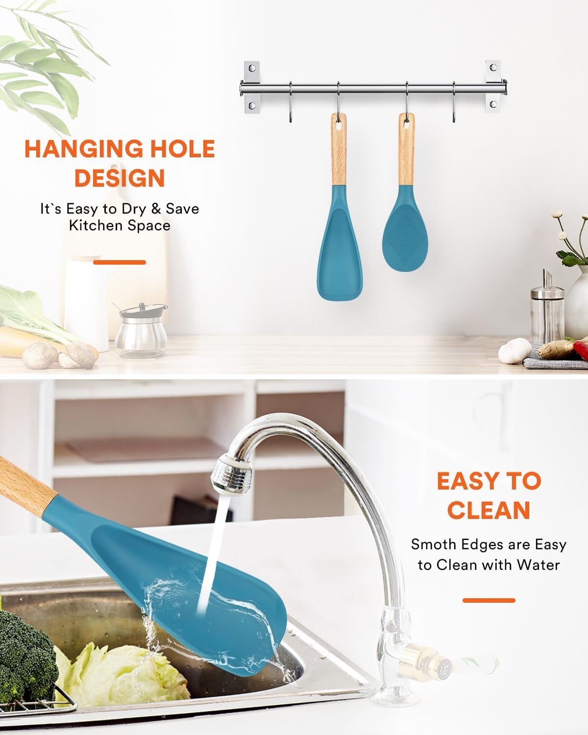 High-temperature Resistant Silicone Non-stick Spatula