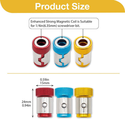 Anti-slip Screwdriver Bit Magnetic Ring