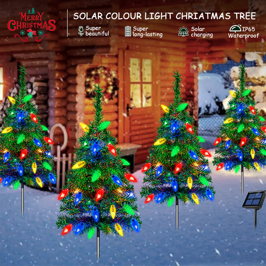 Solar Christmas Tree Light