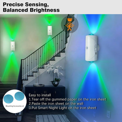 Seven-color Gradient Sensor Wall Lamp