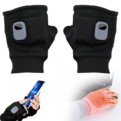 🏆Flash Sale⚡ 50K+ SOLD! Almost Gone-💥2025 Upgraded Unisex Heated Fingerless Gloves