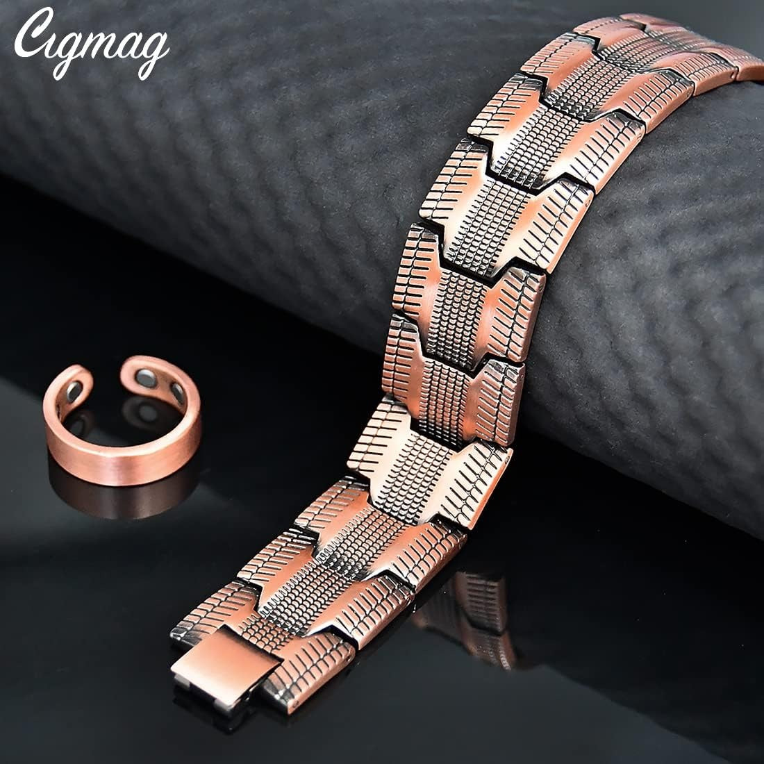 Red Copper Magnetic Therapy Bracelet