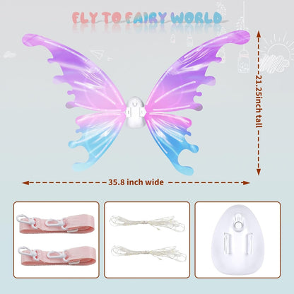 Electric Light-up Butterfly Wings For Christmas Gifts For Children and Pets