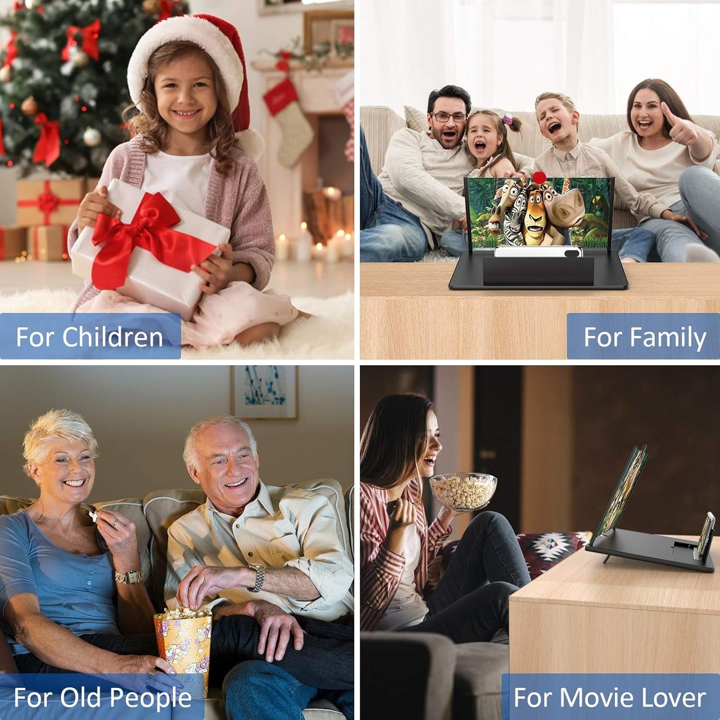 3D High-definition Pull-out Screen Magnifier