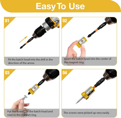 Anti-slip Screwdriver Bit Magnetic Ring