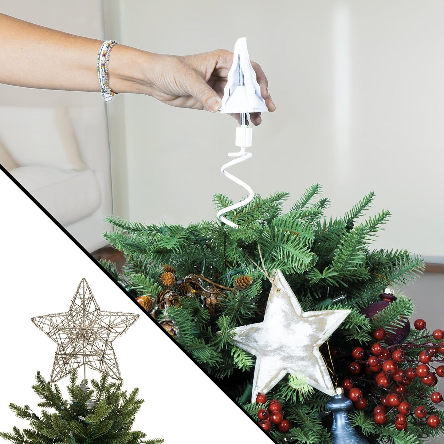 Christmas Tree Topper Holder