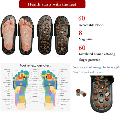 Acupoint Magnetic Therapy Spring Massage Shoes