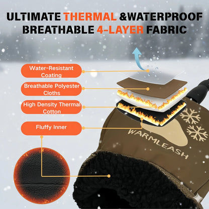 🐾Dog Leash with Thermal Mitten