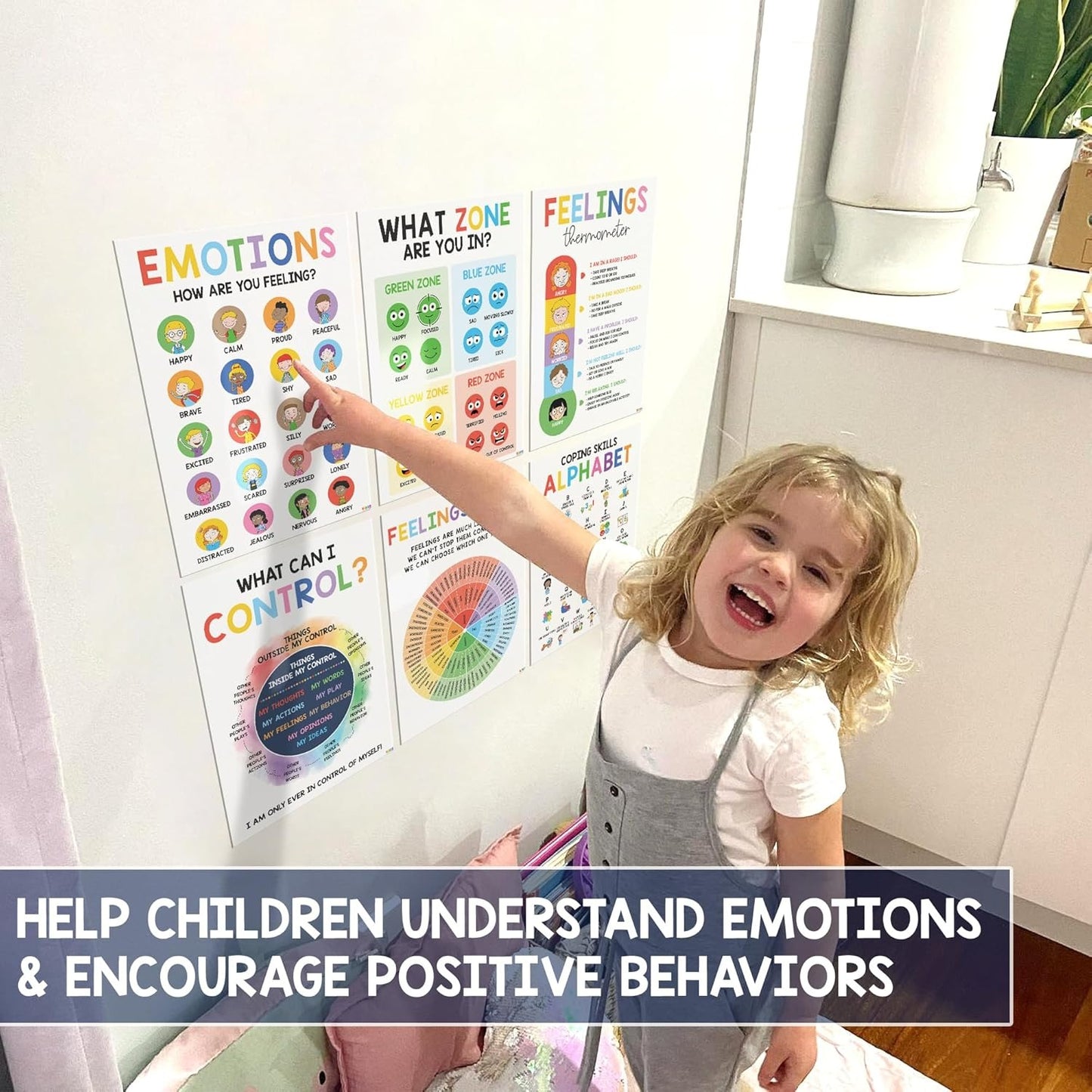 12 Calm Corner Classroom Posters for Kids