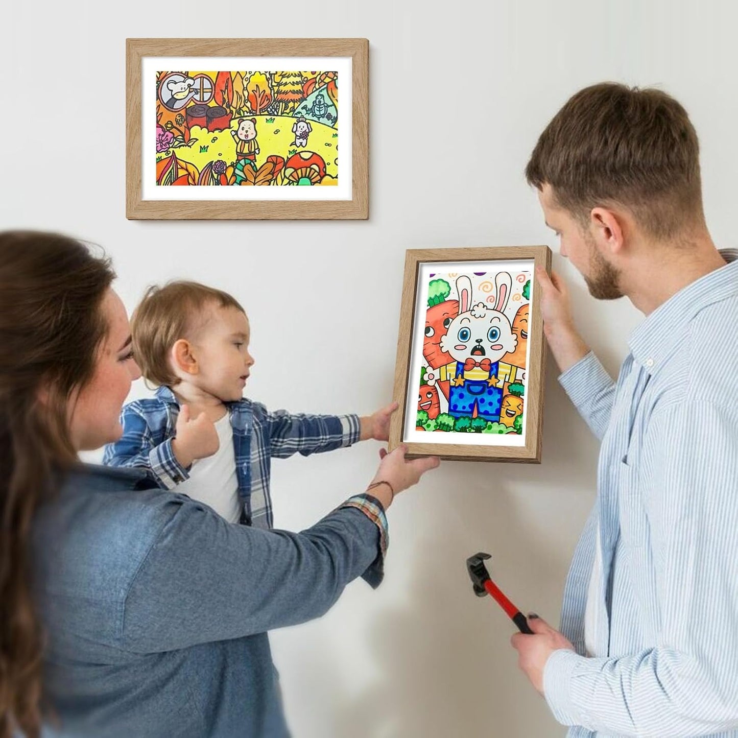 Front-Opening Changeable Picture Magnetic Photo Fram Framed