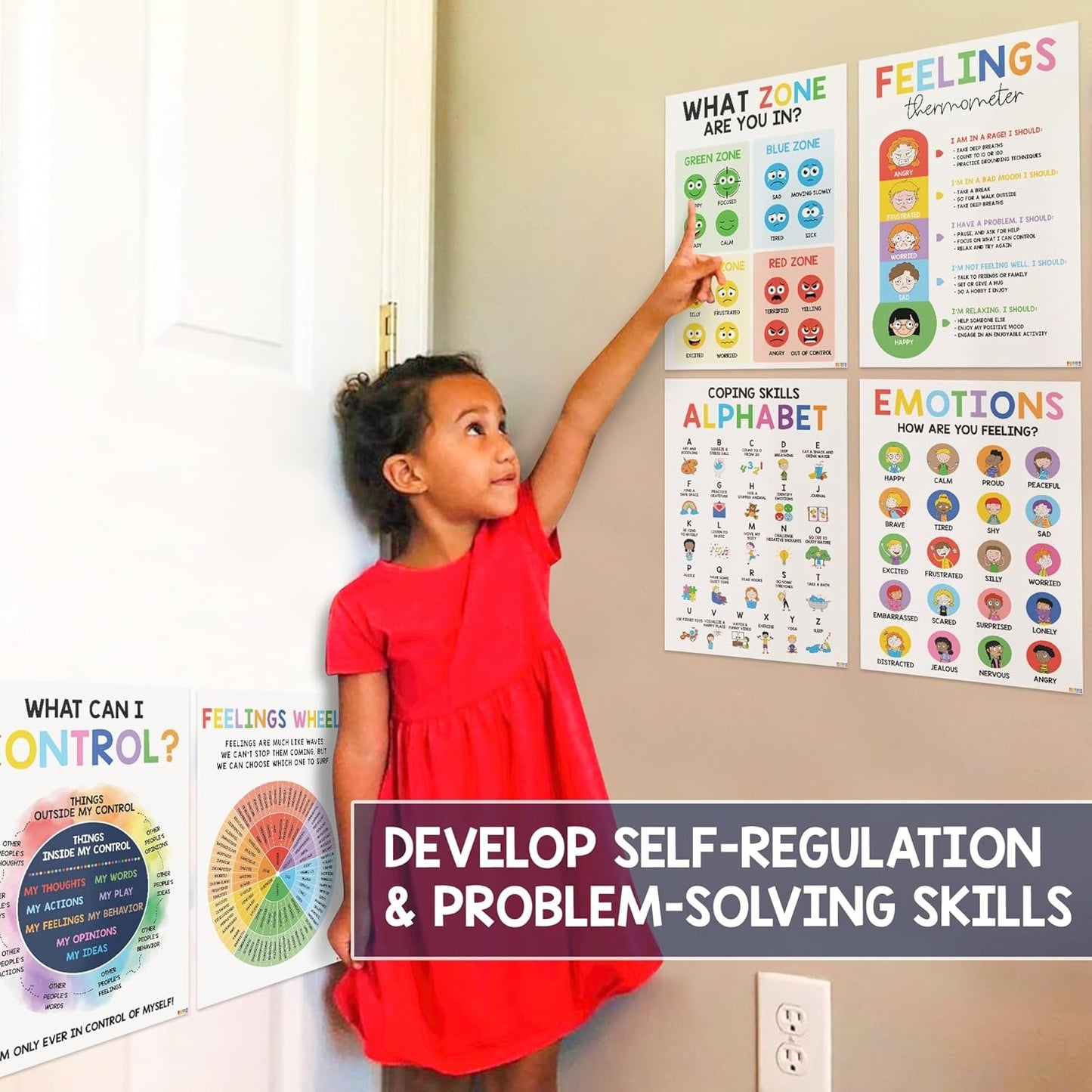 12 Calm Corner Classroom Posters for Kids