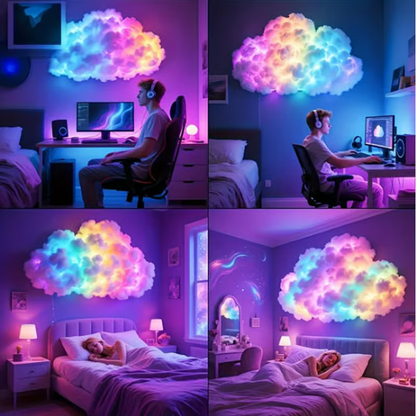 ✨🌩️ DIY Thundercloud LED Light – USB Powered Mood Decor