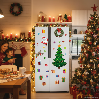 Reusable Christmas Magnetic Decals
