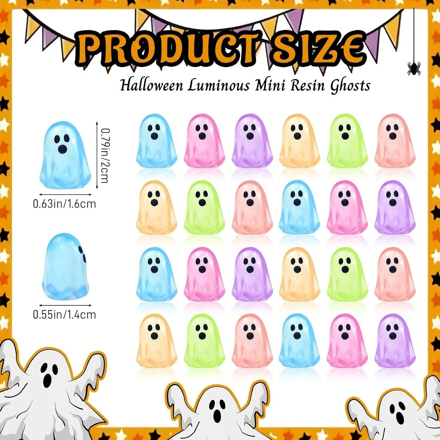 Halloween Mini Ghosts Figures