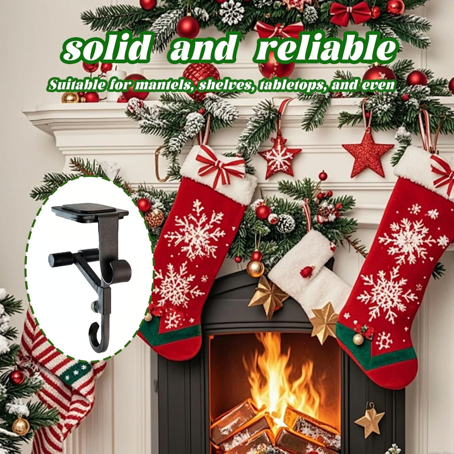 Adjustable No Drilling Hangers of Heavy Duty Hooks