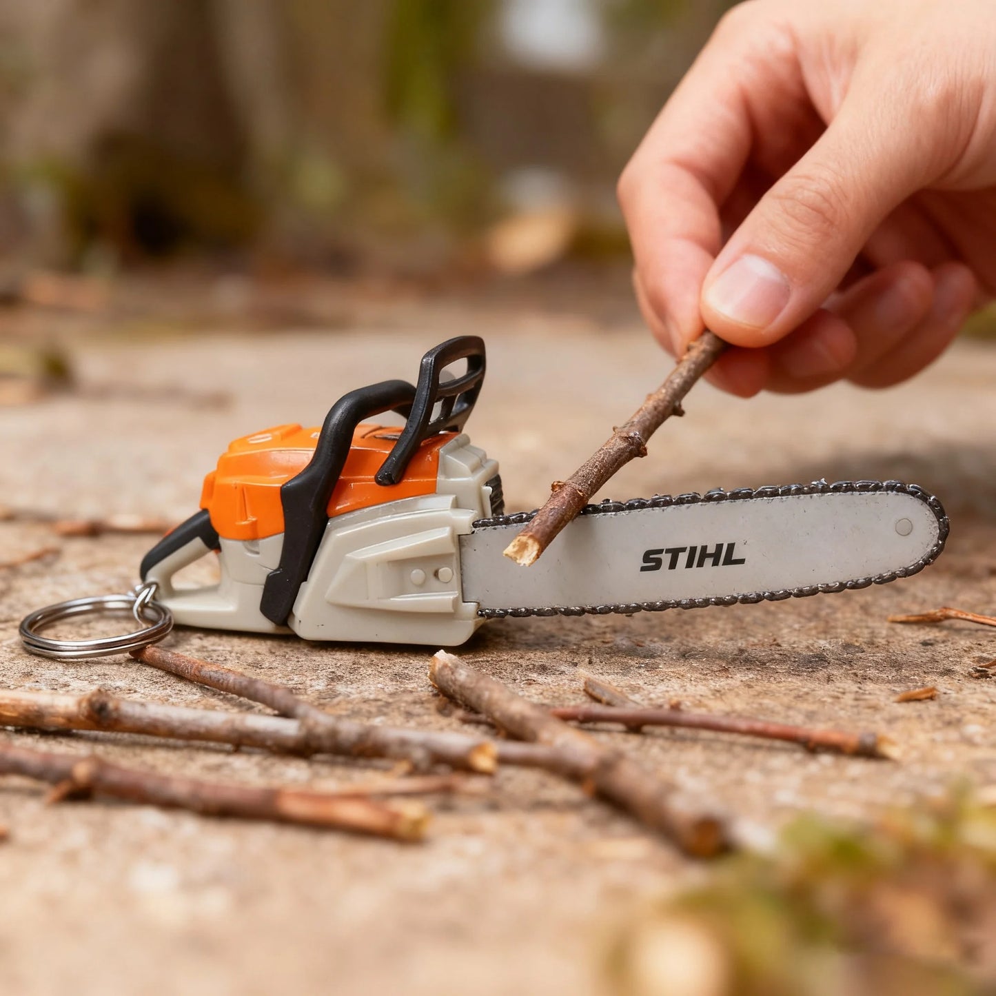🔥Buy 3 Free Shipping🔧 Chainsaw Keychain | Portable Chainsaw Key Ring