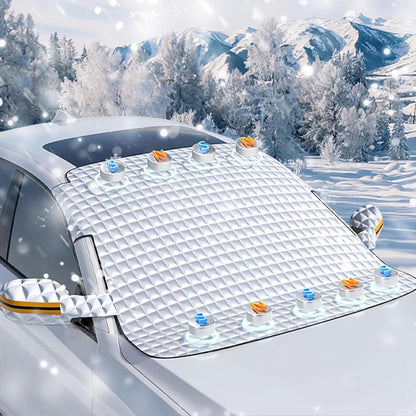 The Perfect Gift For Winter!🎁 Magnetic Car Cover to Protect Against snow, Frost and Freezing!