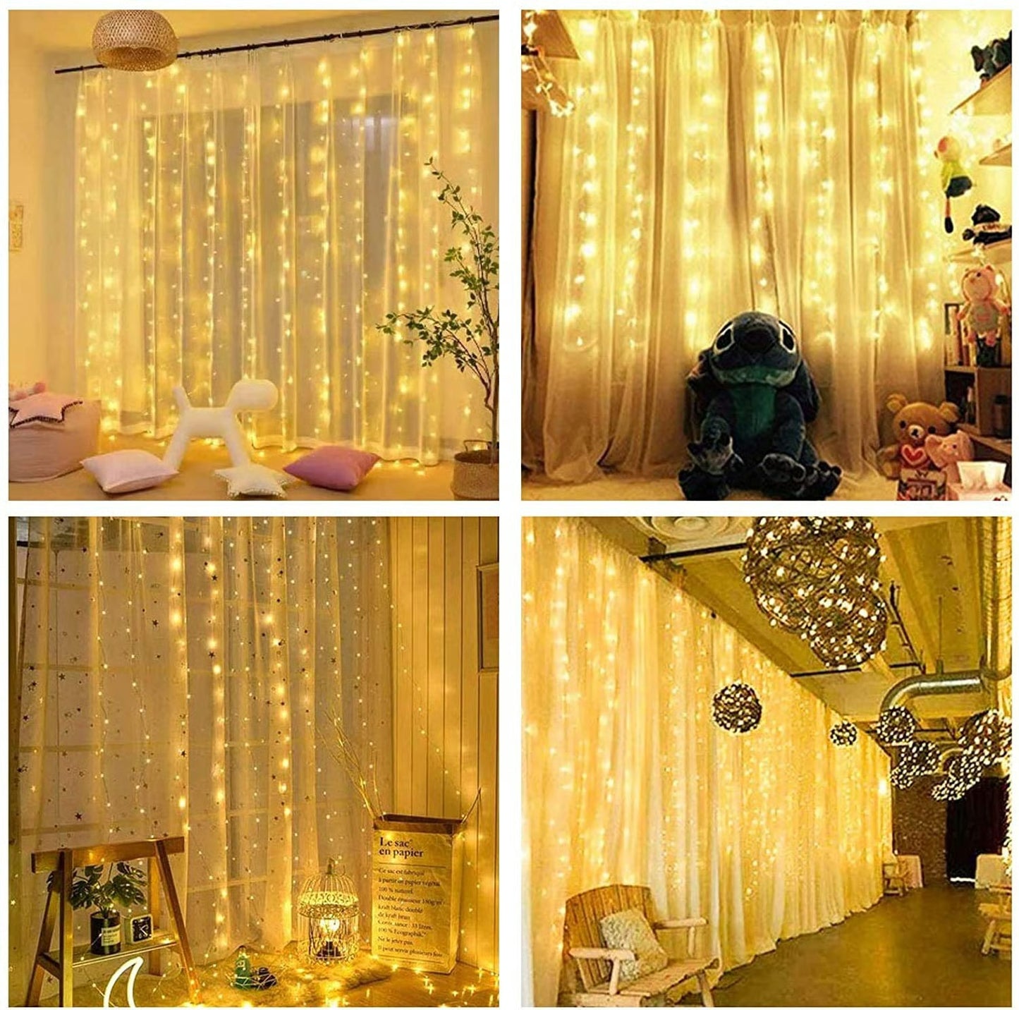 🎄Holiday Pre-Sale Save 49%🔥Fairy Curtain Hanging String Lights