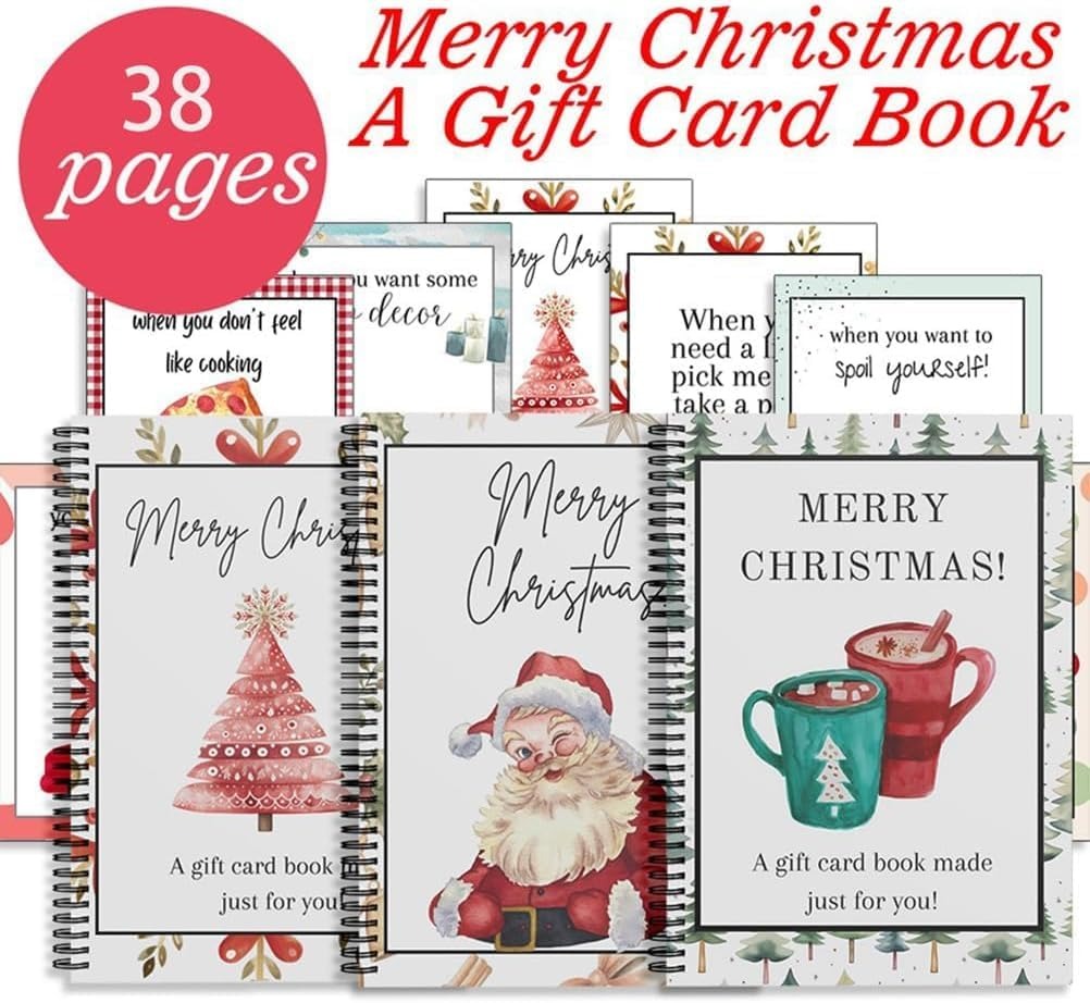 Christmas DIY Gift Card Book