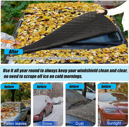 The Perfect Gift For Winter!🎁 Magnetic Car Cover to Protect Against snow, Frost and Freezing!