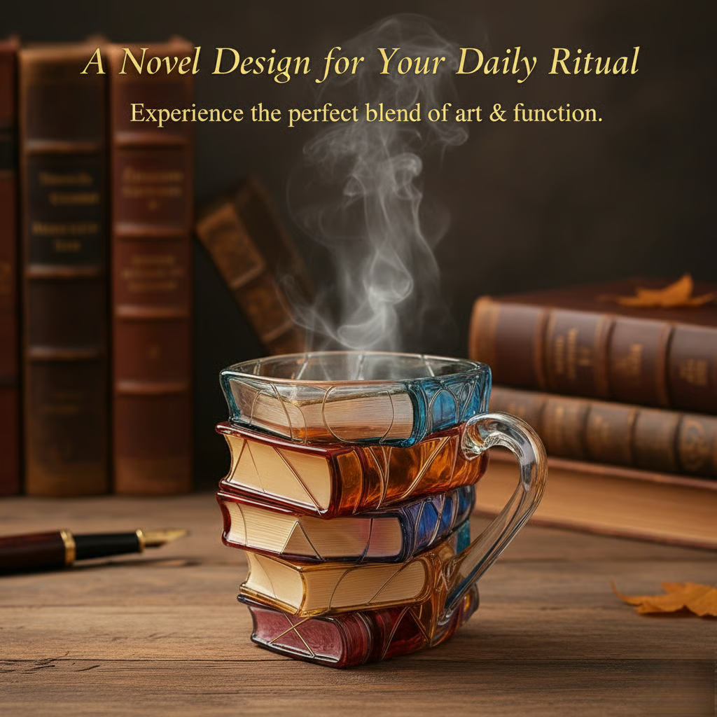 3D Painting Book Coffee Cup