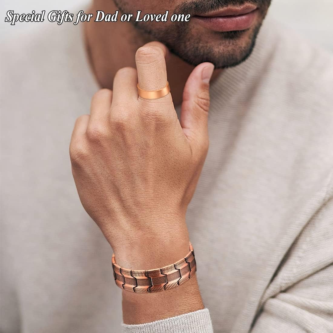 Red Copper Magnetic Therapy Bracelet