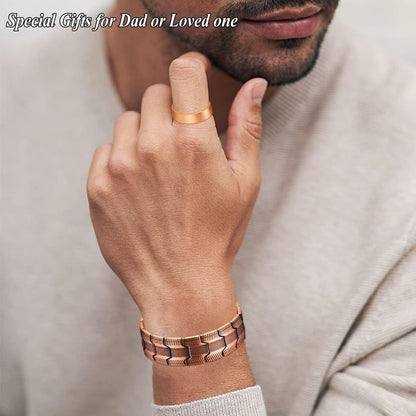 Red Copper Magnetic Therapy Bracelet