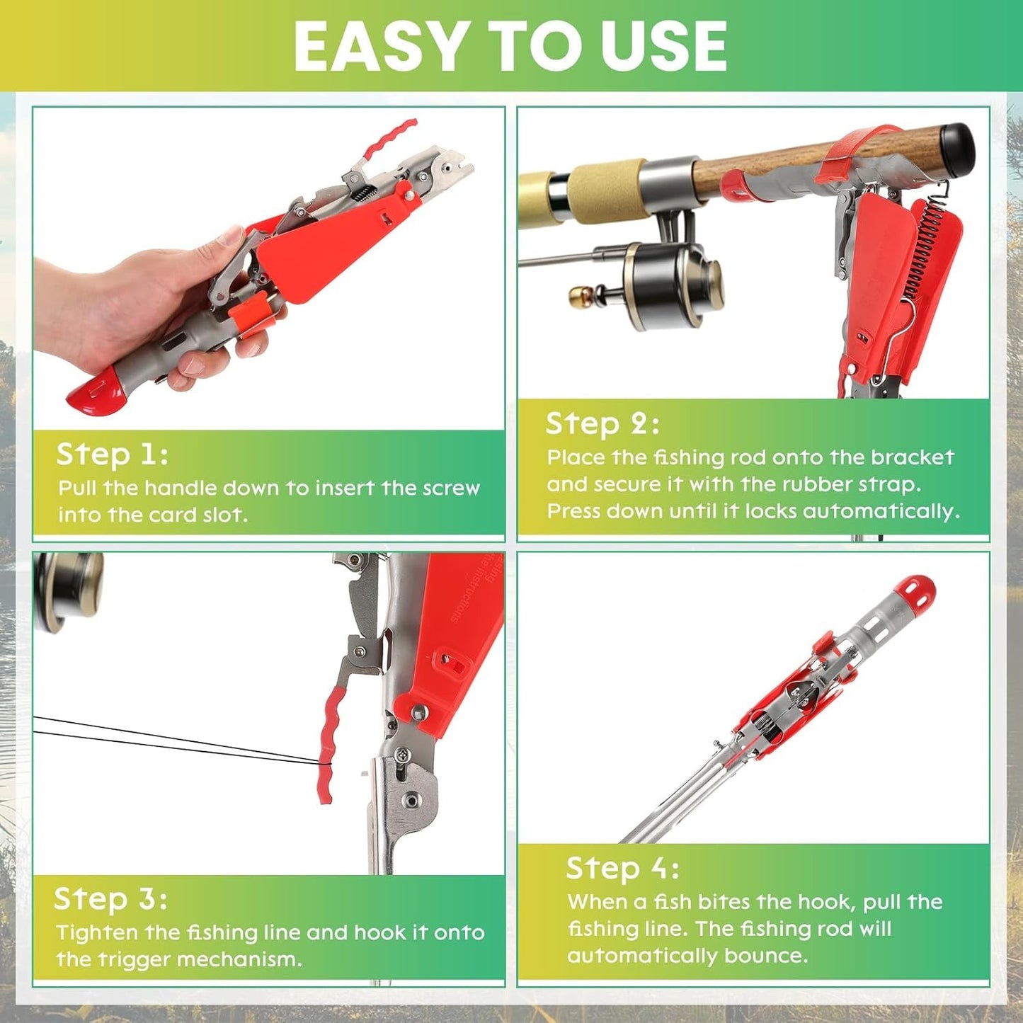 Automatic Fishing Rod Holder