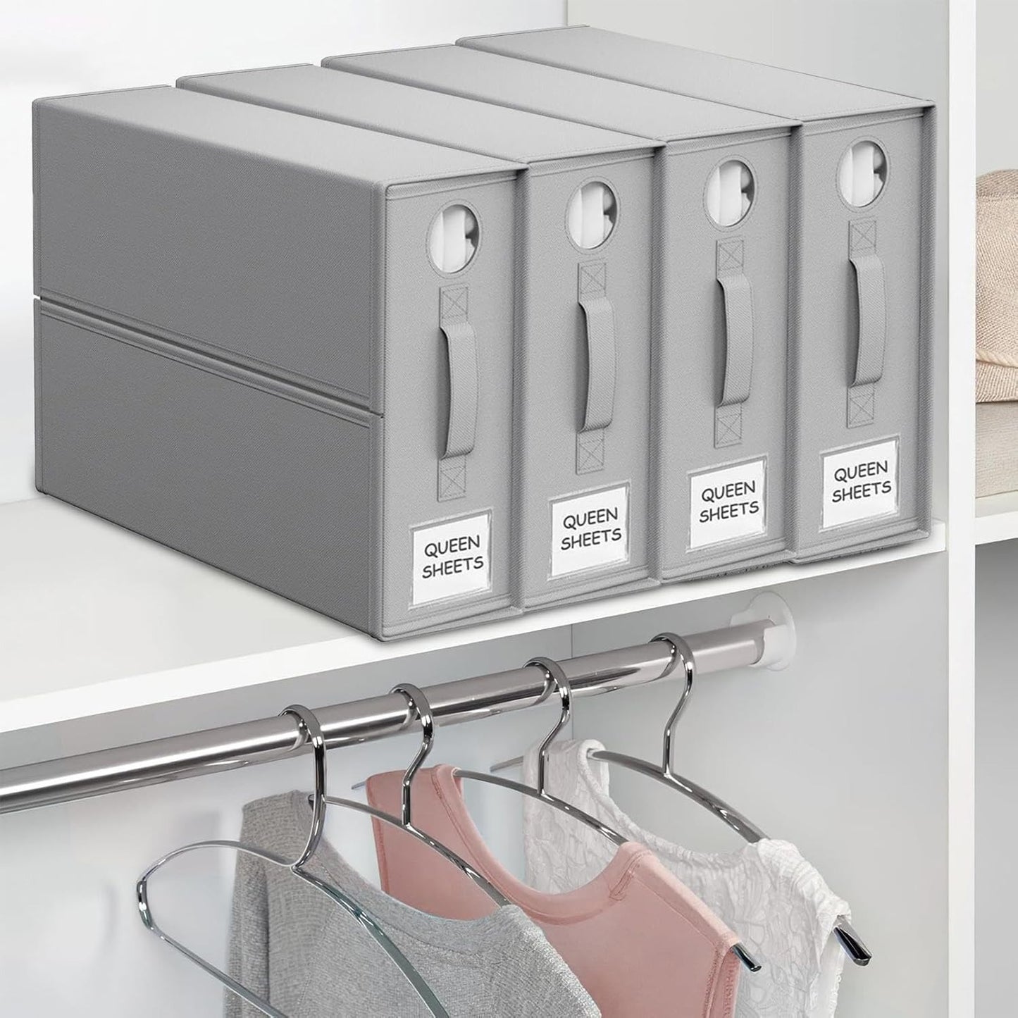 Foldable Four-piece Bed Sheet Storage Box