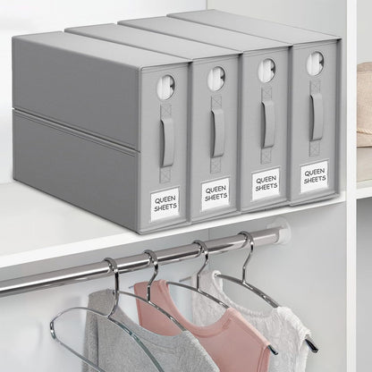 Foldable Four-piece Bed Sheet Storage Box