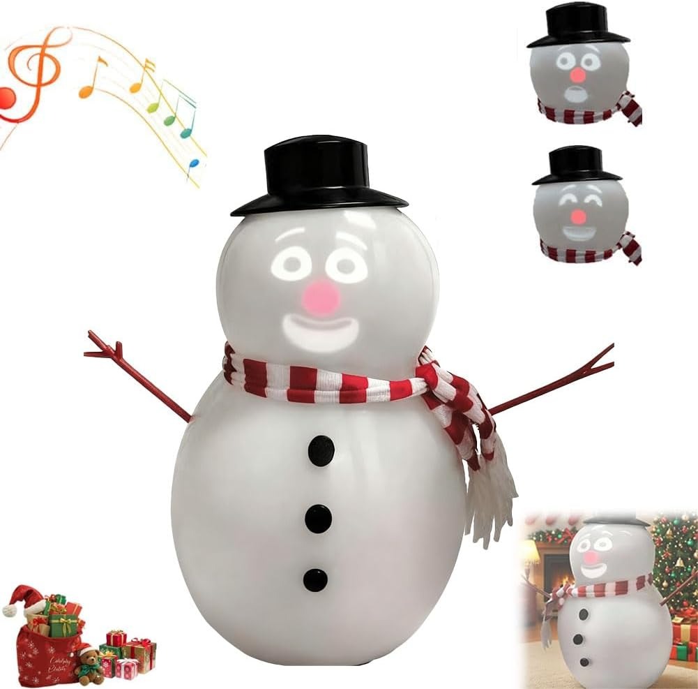 Talking Animated Blink Snowman