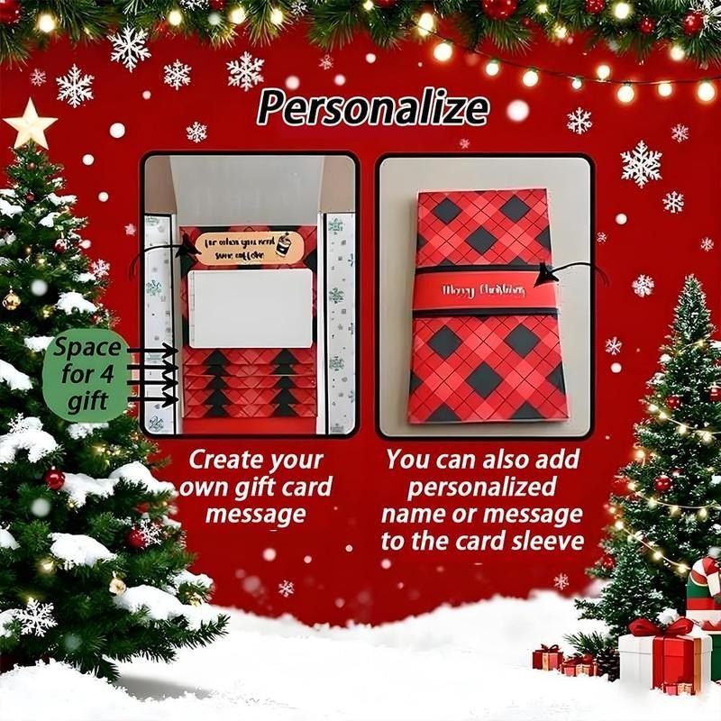 Handmade Waterfall Christmas Gift Card Bookle