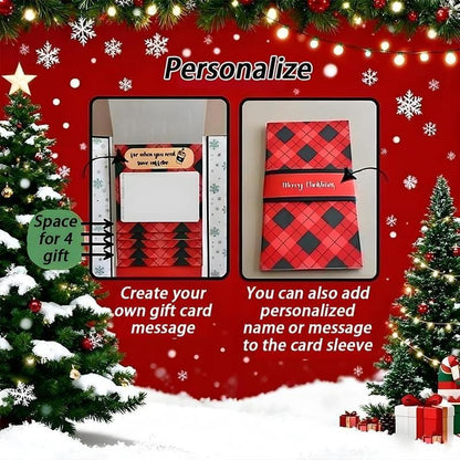 Handmade Waterfall Christmas Gift Card Bookle