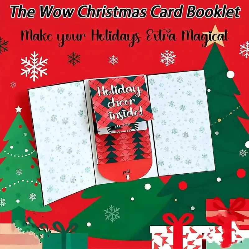 Handmade Waterfall Christmas Gift Card Bookle