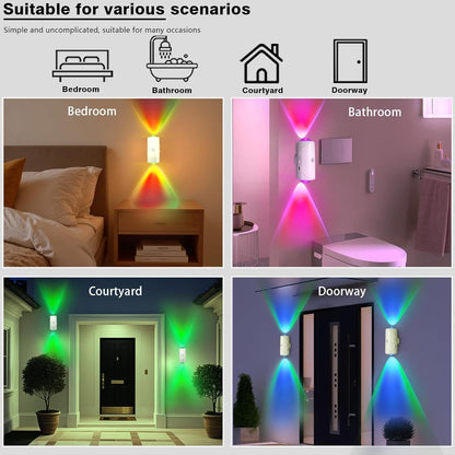 Seven-color Gradient Sensor Wall Lamp