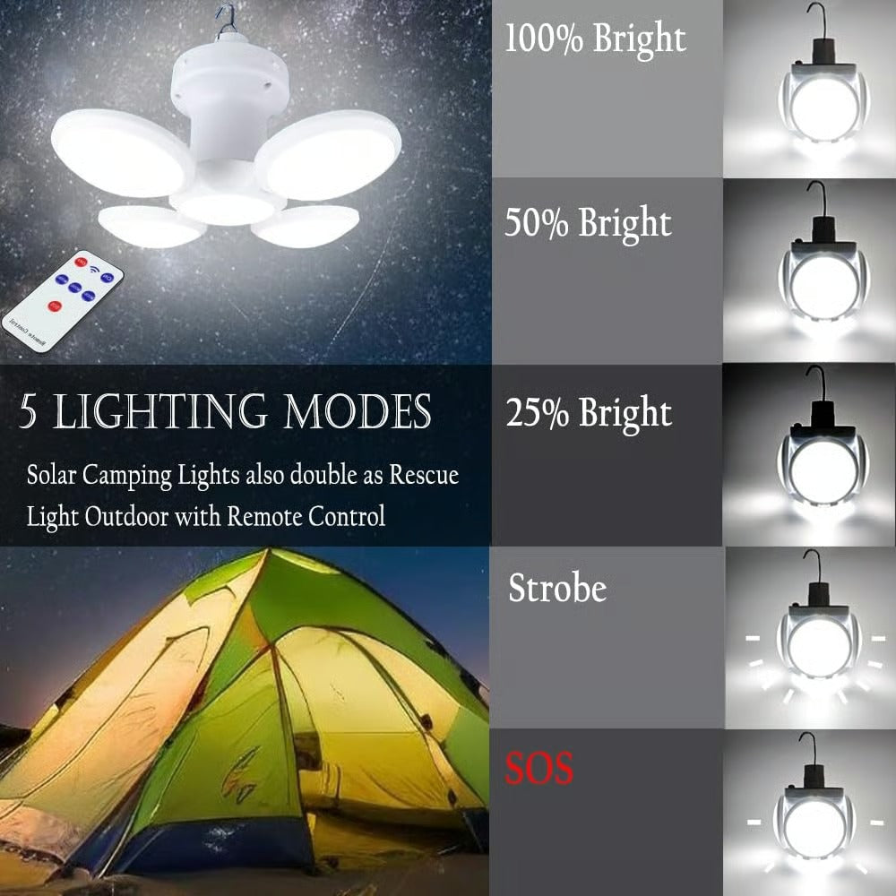 Folding Solar Camping Lights
