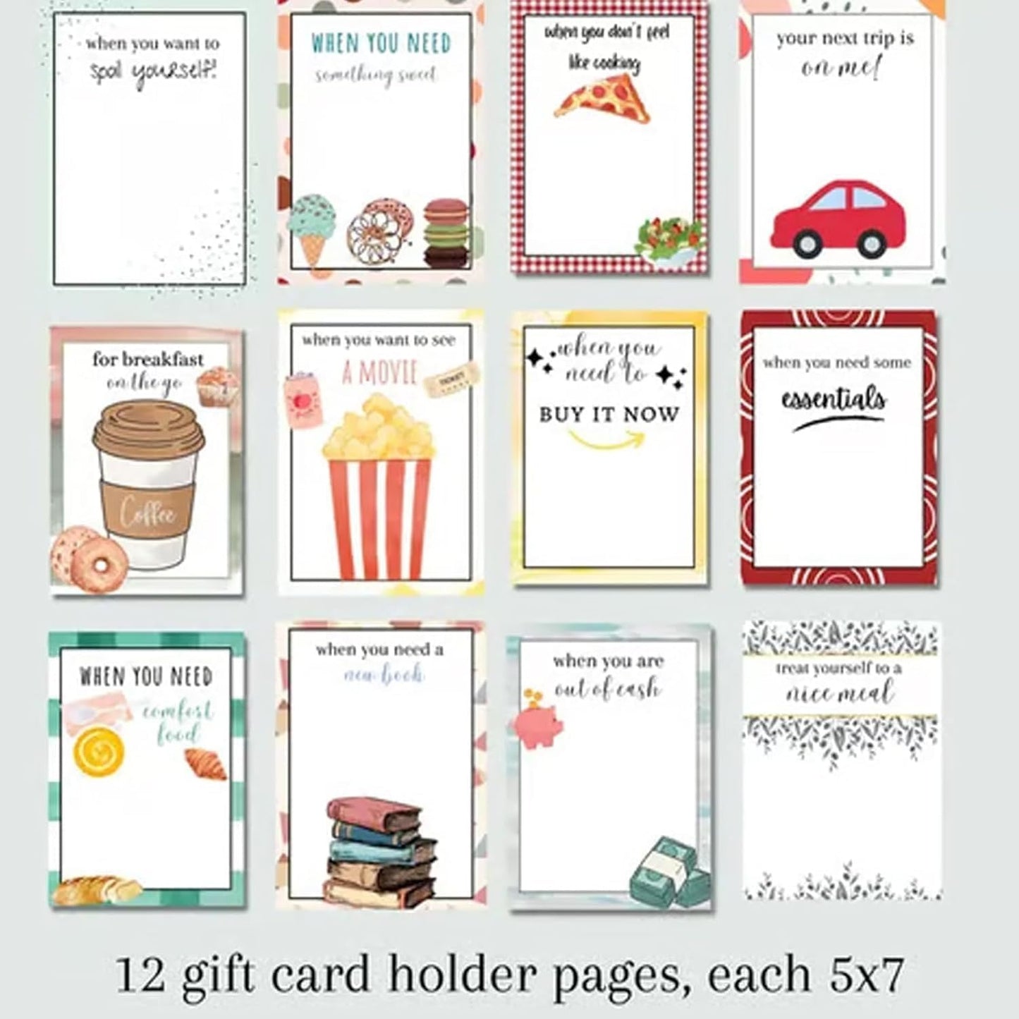 Christmas DIY Gift Card Book