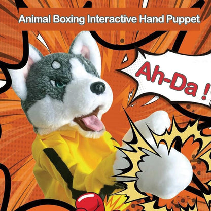 Husky Boxing Dog Gloves Performance Puppet