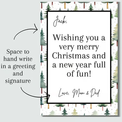 Christmas DIY Gift Card Book