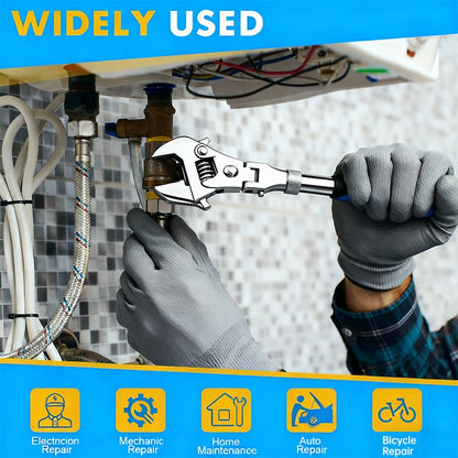 10" to 12" Ratcheting Crescent Wrenches tool