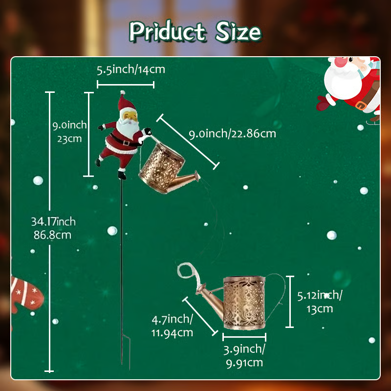 Santa Solar Kettle Lights