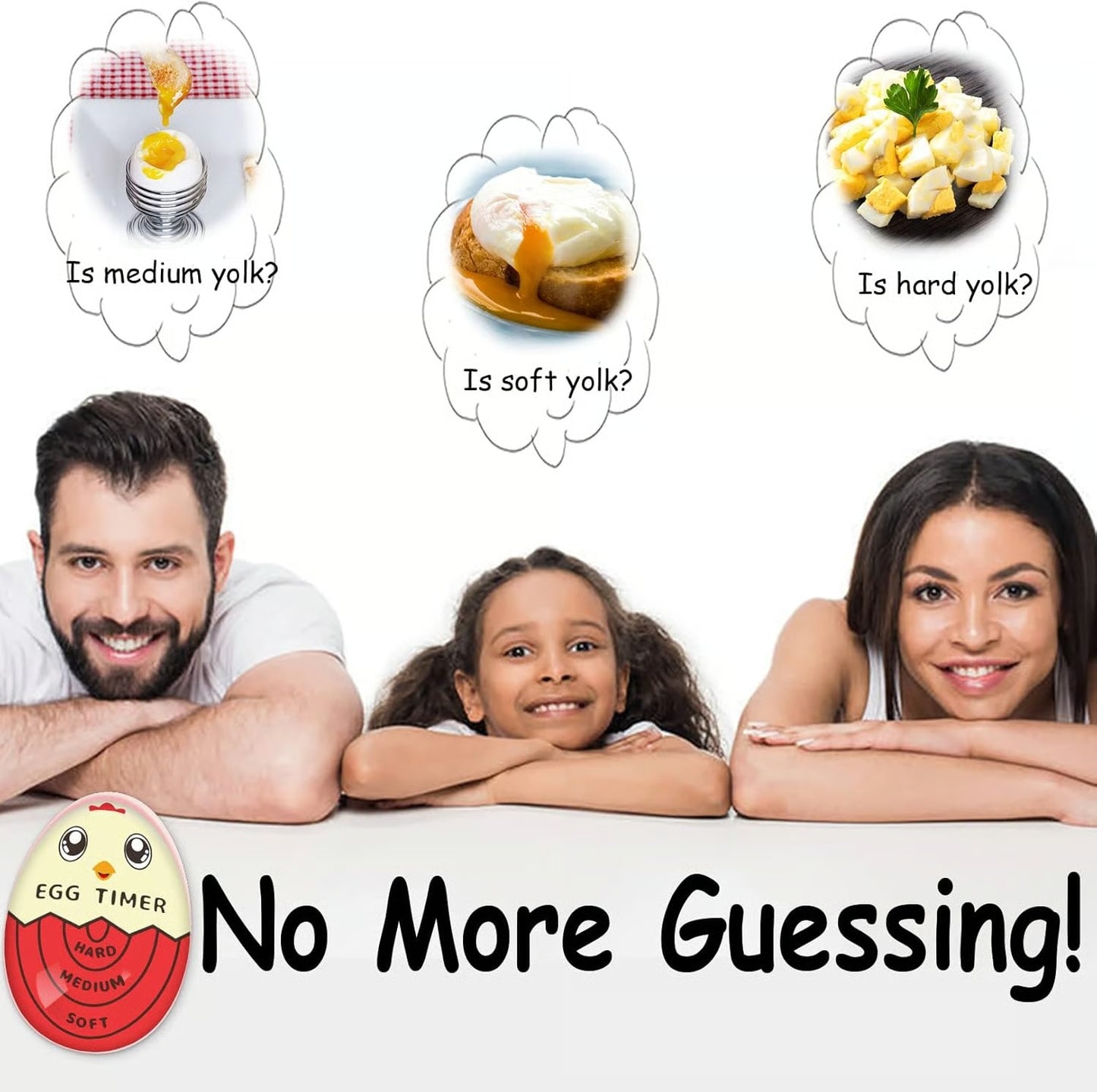 Egg Timer for Boiling Eggs That Changes Color When Done