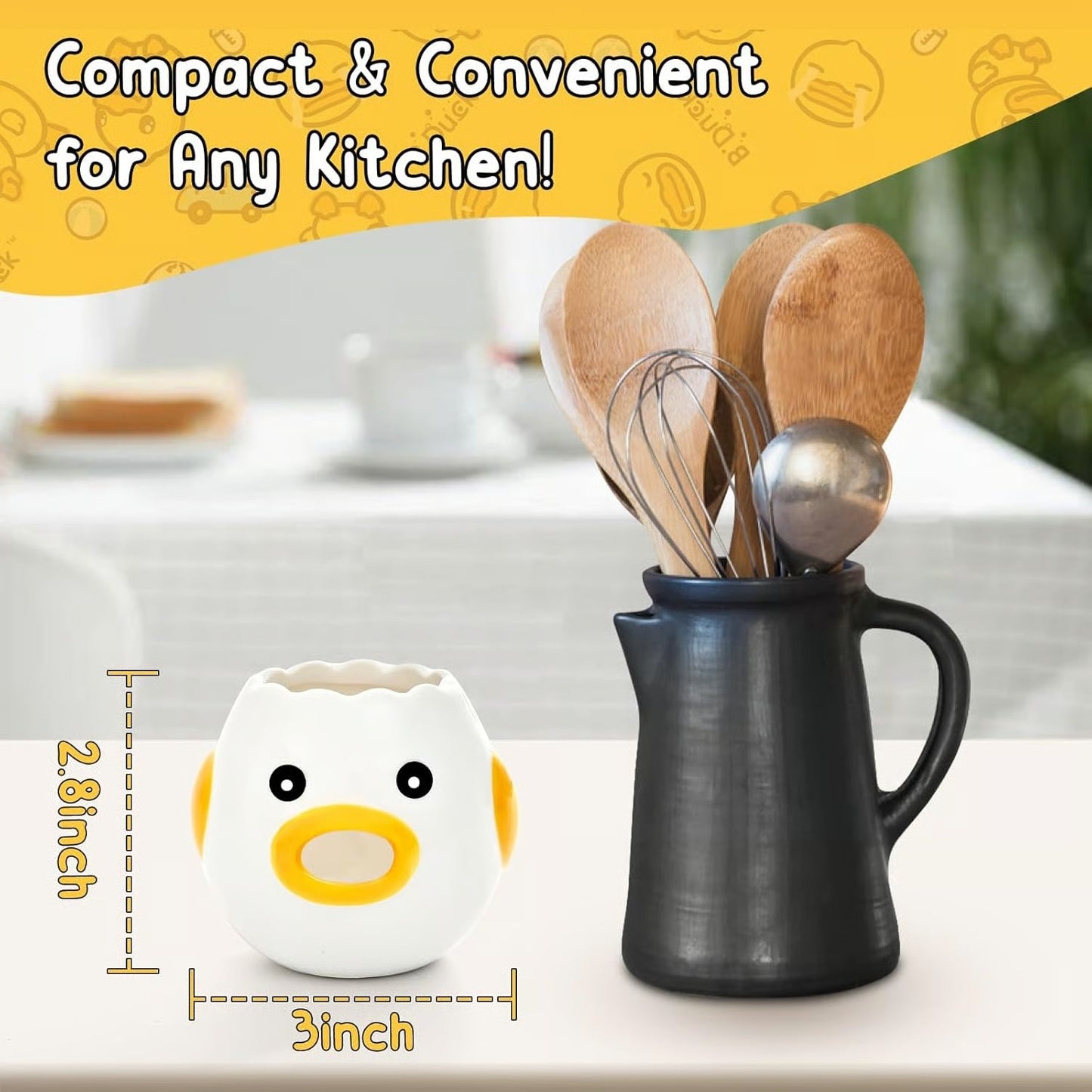 Ceramic Cute Egg Separator