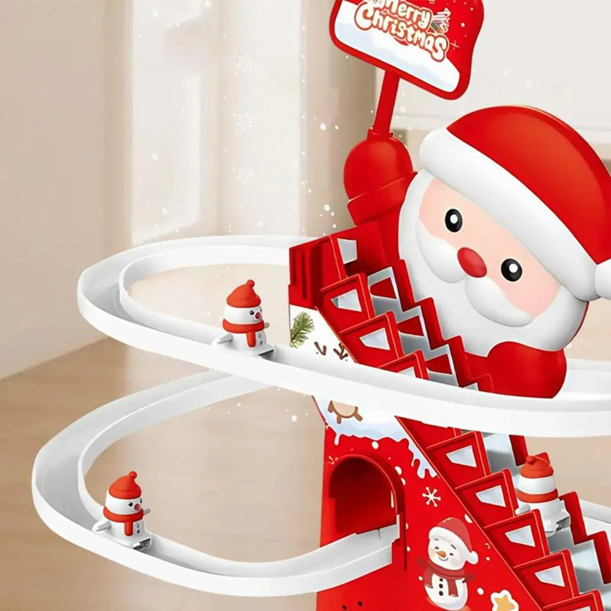 Santa Electric Slide Climbing Toys for Automatic Stairs