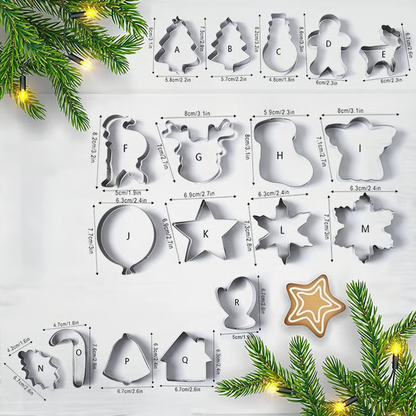 🎄Stainless Steel Christmas Shape Baking Molds