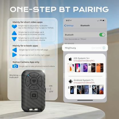 5-in-1 Vertical Phone Screen Magnifier HD with Bluetooth Remote