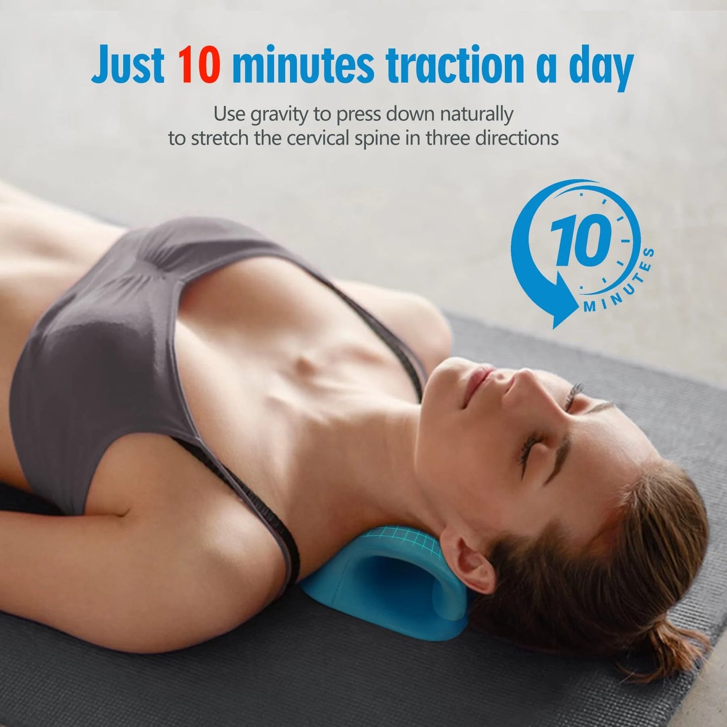 C-Shaped Pillow Cervical Massager