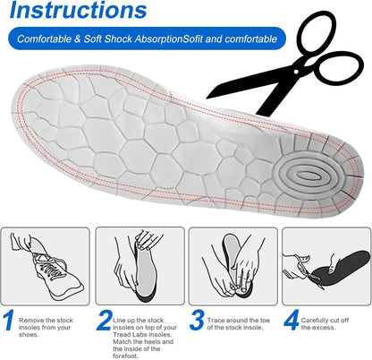 🏆Flash Sale⚡ 50K+ SOLD! Almost Gone-💥Plantar Fasciitis High Arch Shock Absorbing Insoles